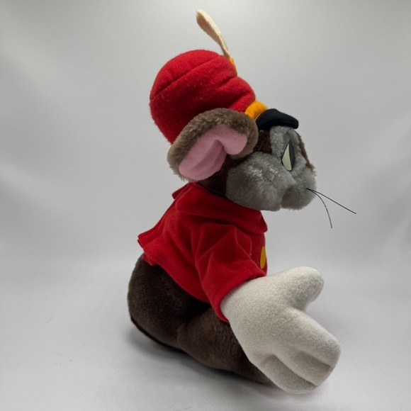 Vintage Walt Disney Company Dumbo Mr. Timothy Q Mouse Ringmaster Circus 9" Plush - Picture 6 of 12